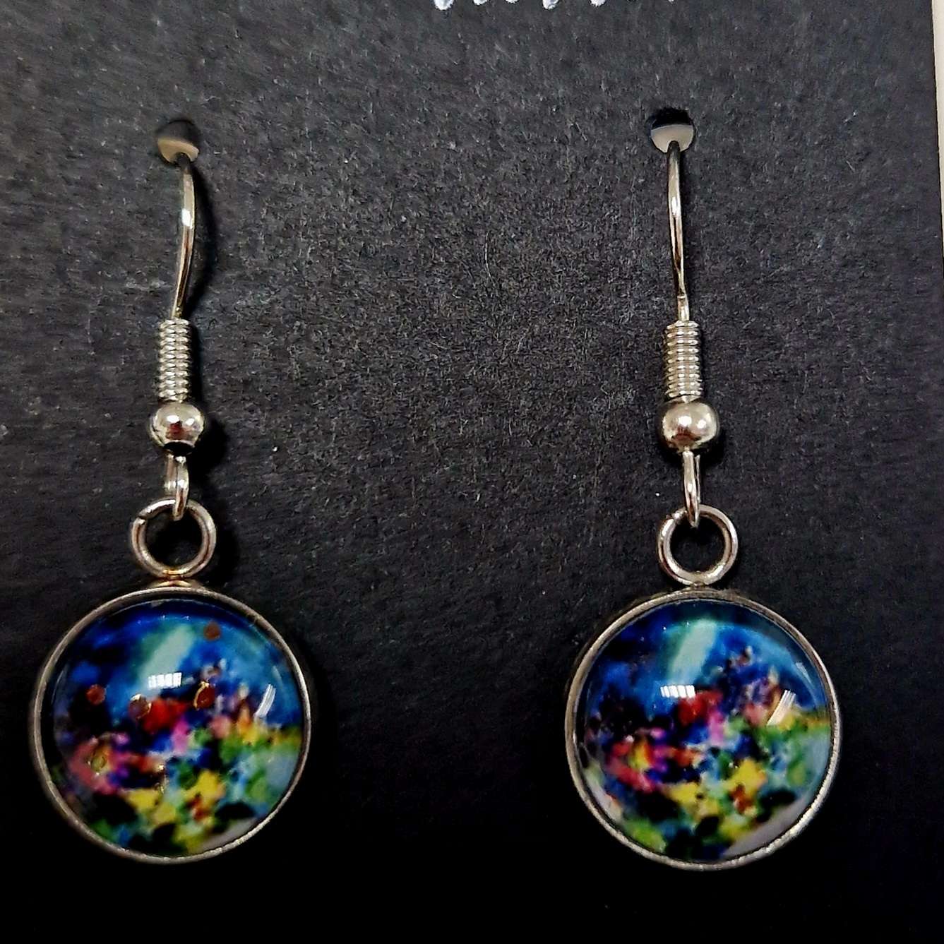 midnight garden drop Earrings,