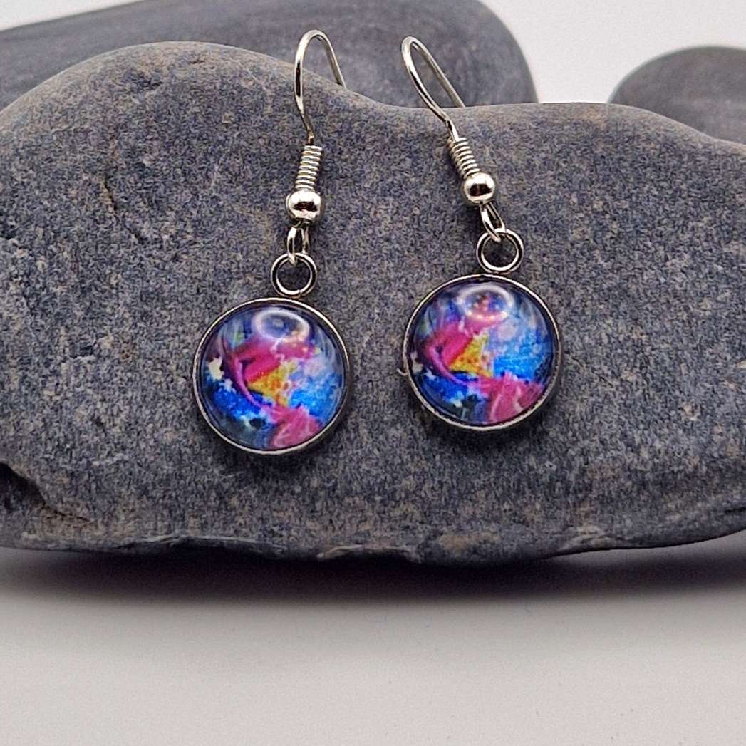 Something Blue  drop Earrings.