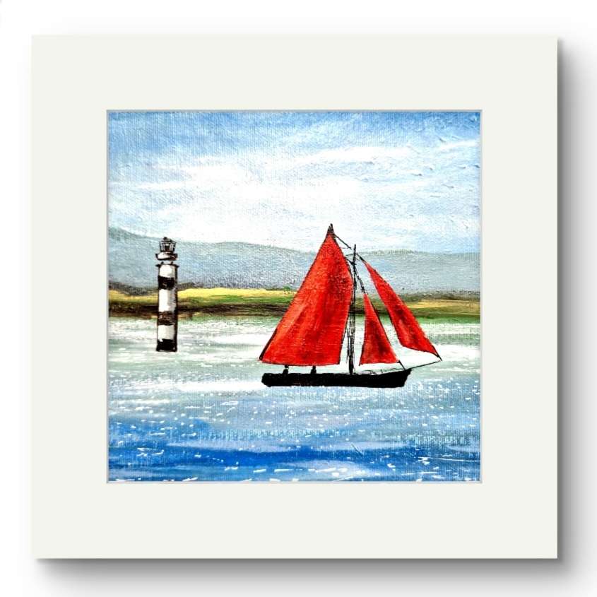 Wildlife and floral collection of Small Framed prints. 7" x7" white wooden frames. Comes with a mini easel for display purposes.