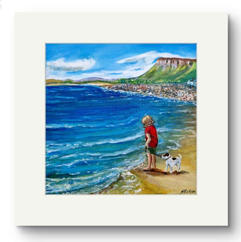 A walk by the shore Benbulben | Miniature Memory
