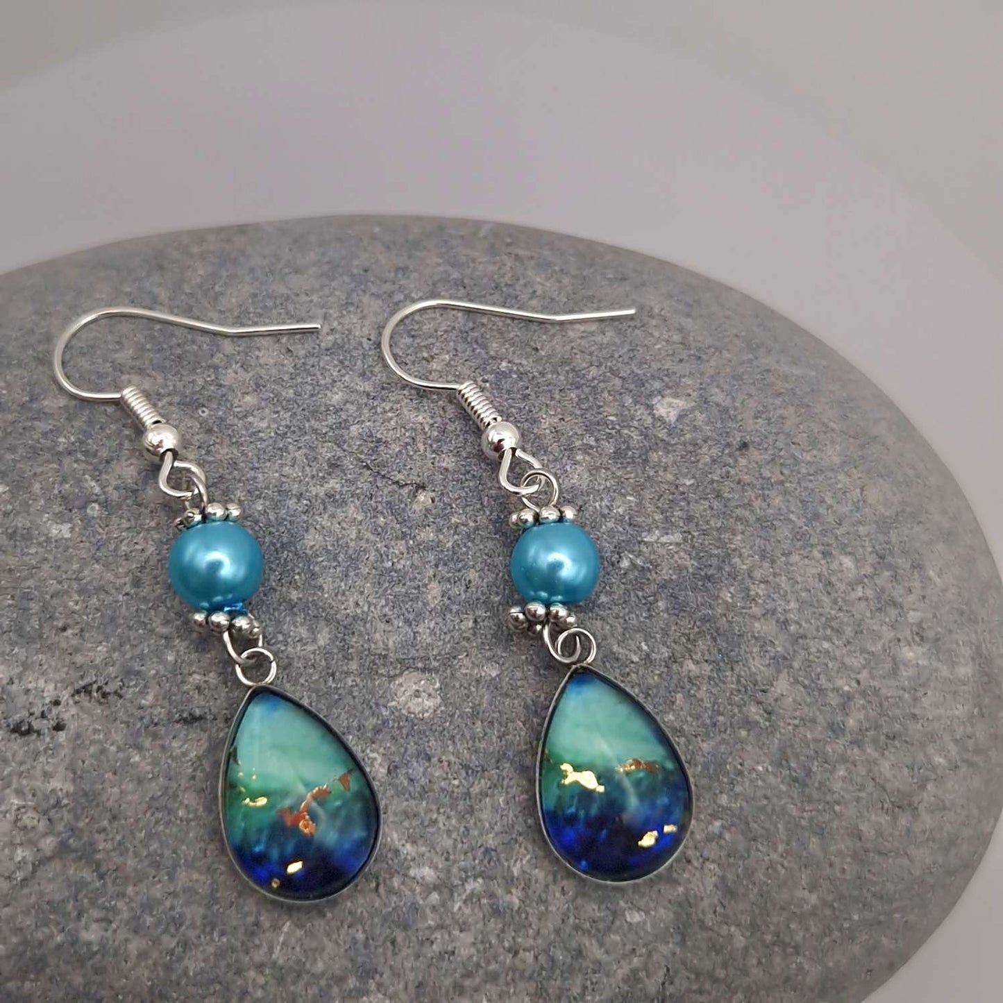 Blue sea Dangle Earrings
