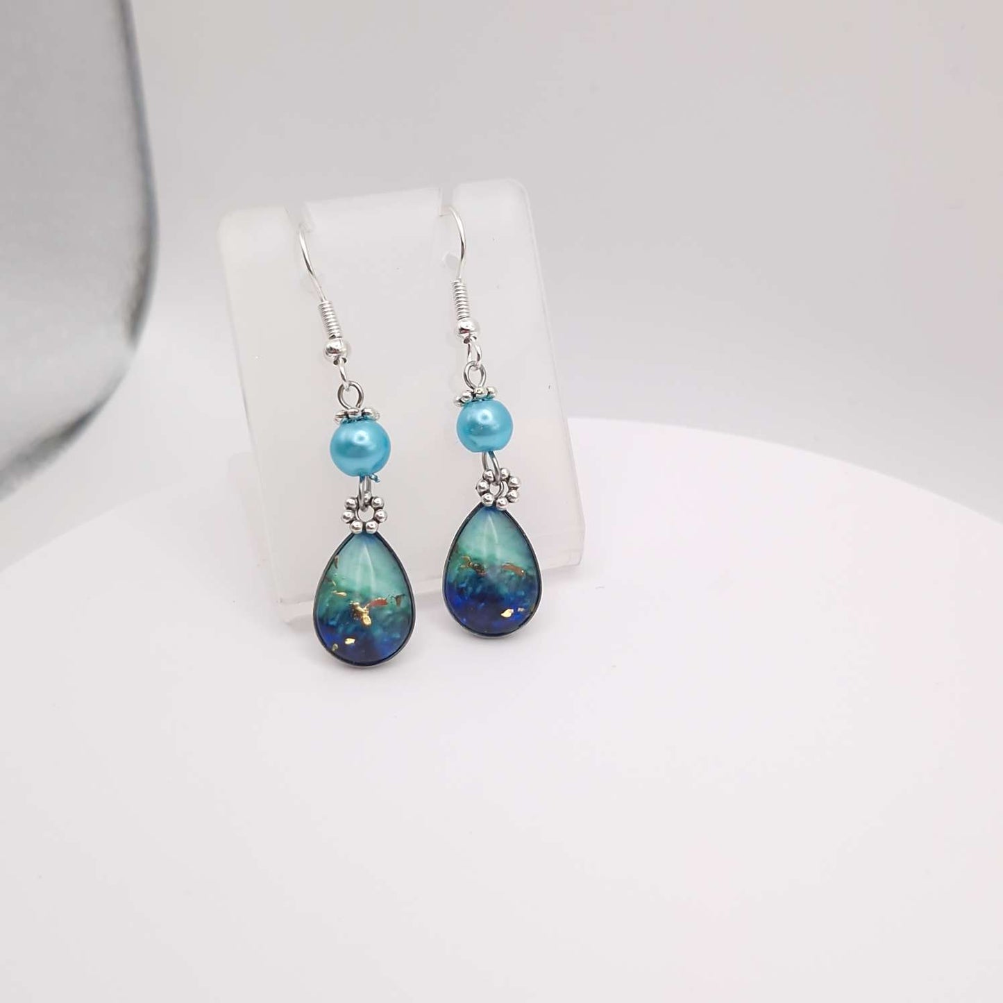 Blue sea Dangle Earrings