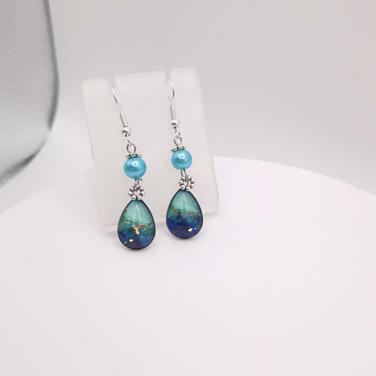 Blue sea Dangle Earrings