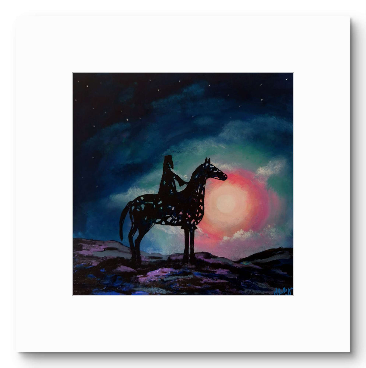Garlic Chieftain at midnight| Miniature Memory