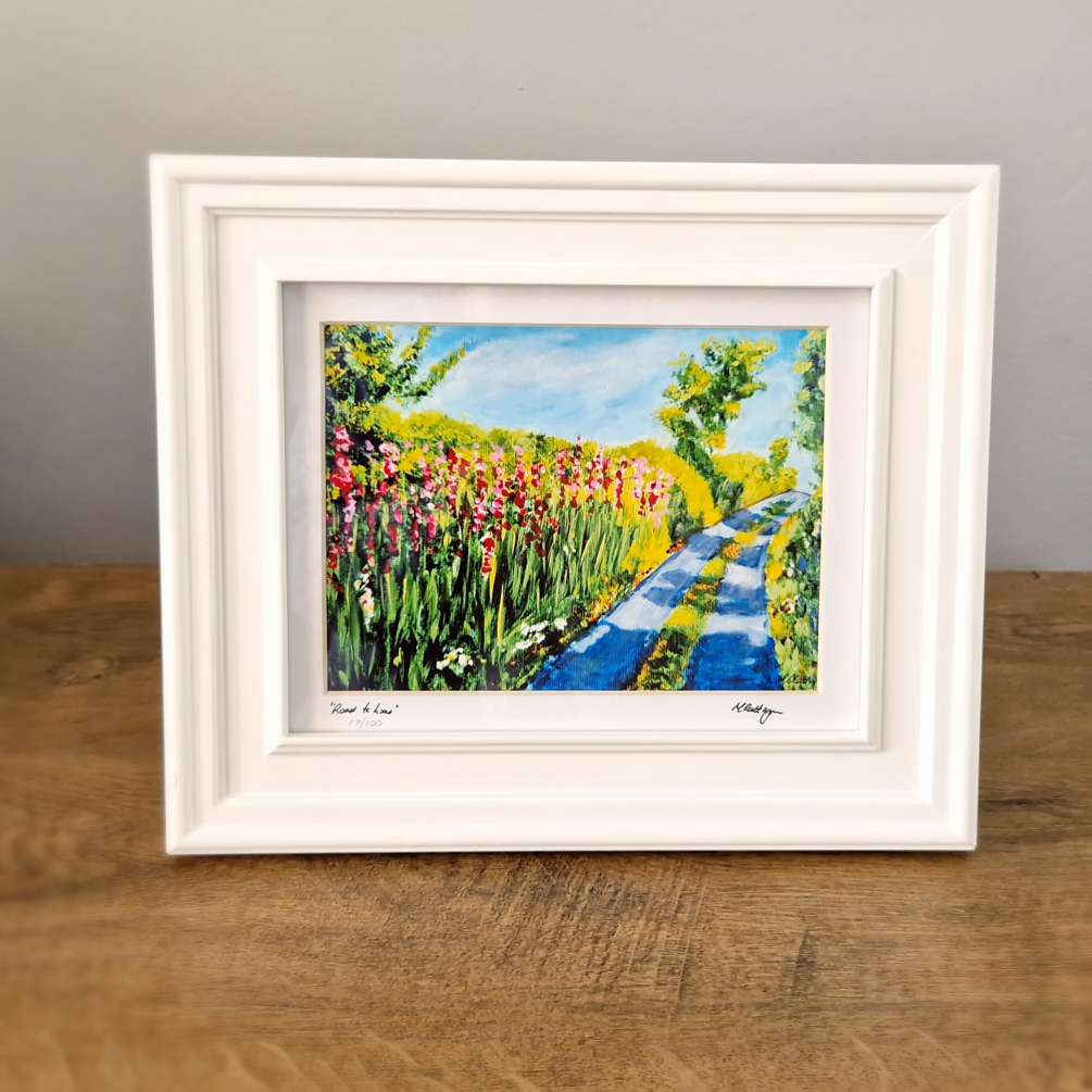 Road to home framed fine art print