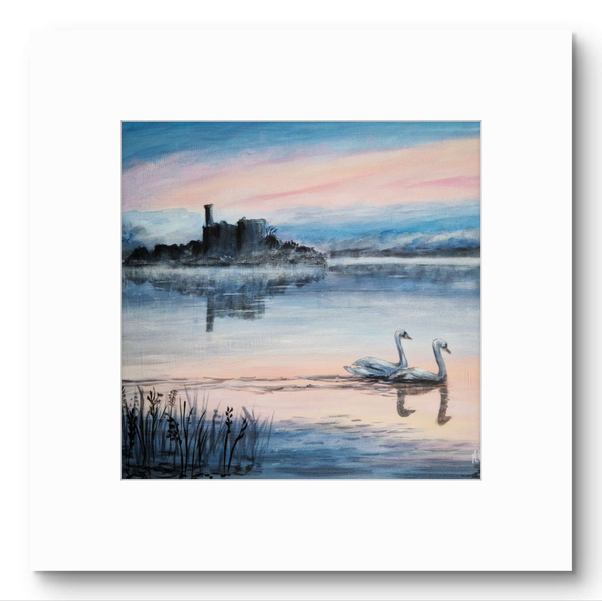Misty Morning at Lough Key | Miniature Memory