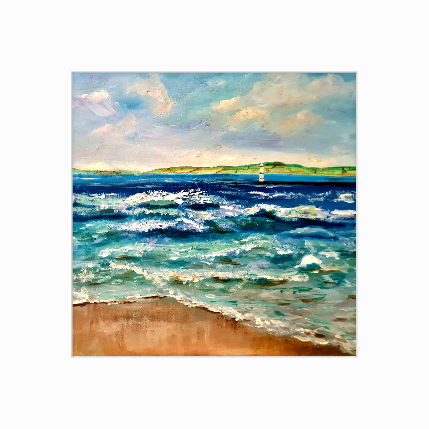 Wildlife and floral collection of Small Framed prints. 7" x7" white wooden frames. Comes with a mini easel for display purposes.