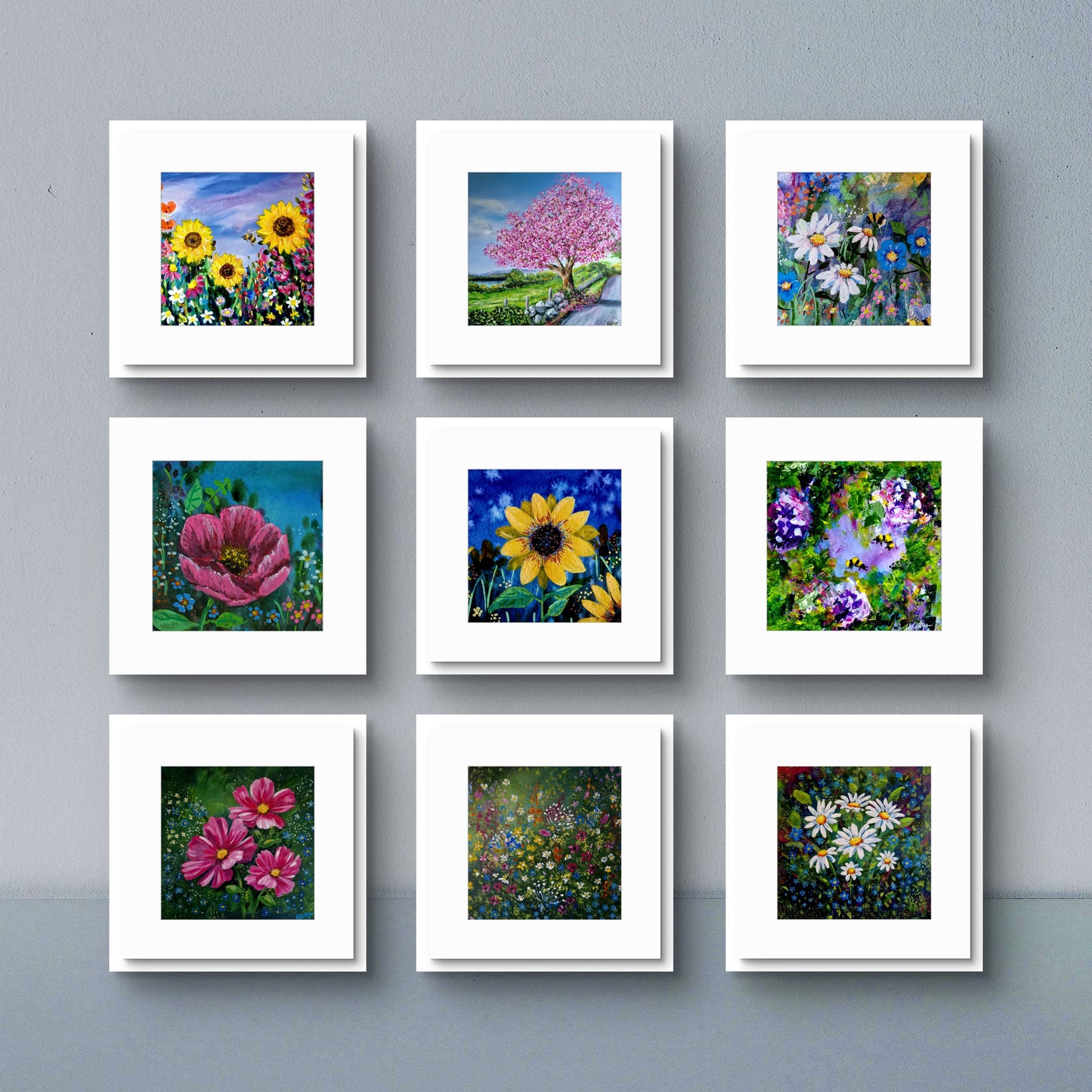 Miniature Memories. Framed Gift Set. Click on this description to see full list of mini prints, click on the txt  option to see the image
