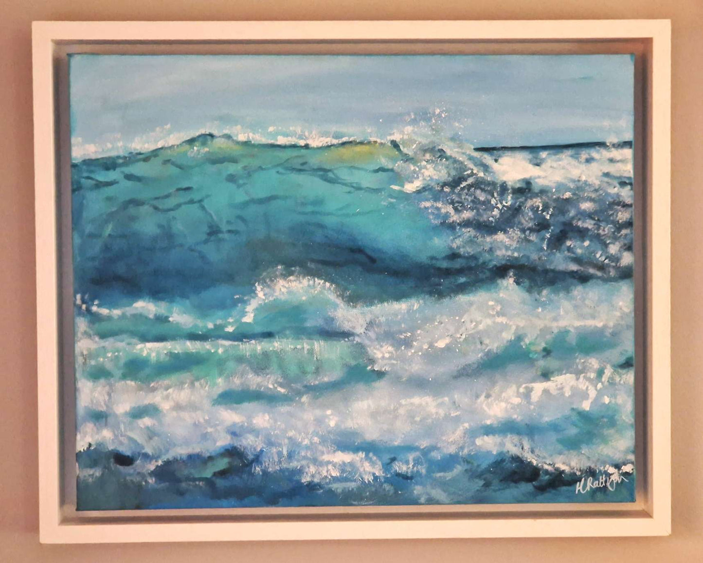 The dance of the ocean – Margaret Rattigan Art.