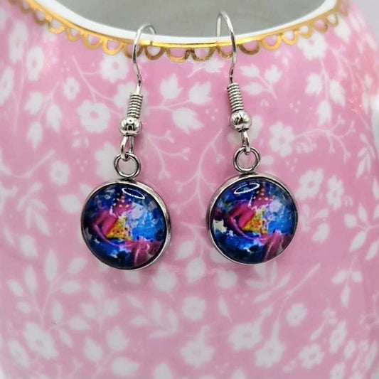 Something Blue  drop Earrings.