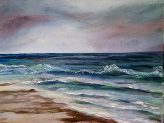 Edge of the Ocean| original oil painting by Margaret Rattigan