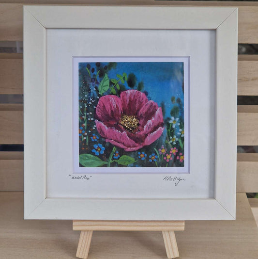Irish Wild Pink Rose — Limited Edition Signed Print | Irish Floral Art