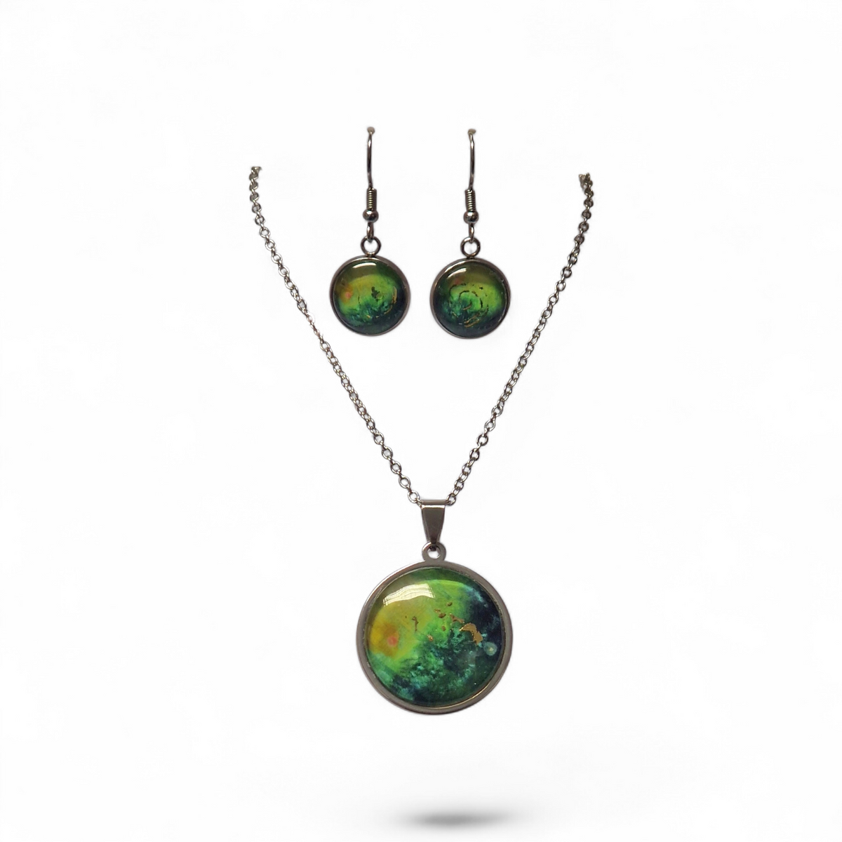 Dance of the Faeries Pendant and Earring Set