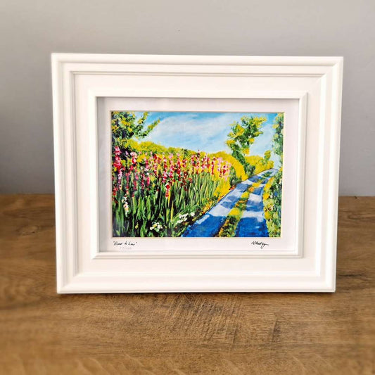 Road to home  framed fine art print