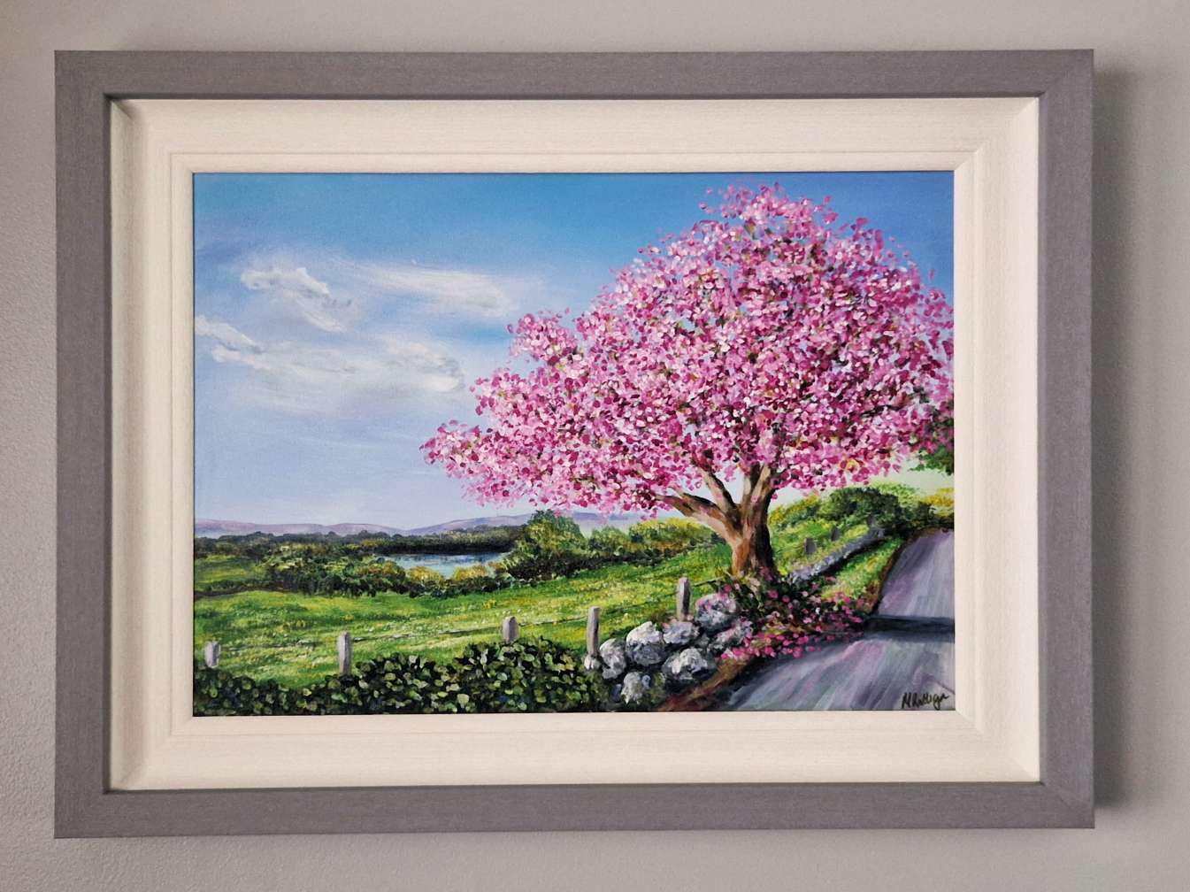 Cherry blossom, springtime in Boyle limited edition print