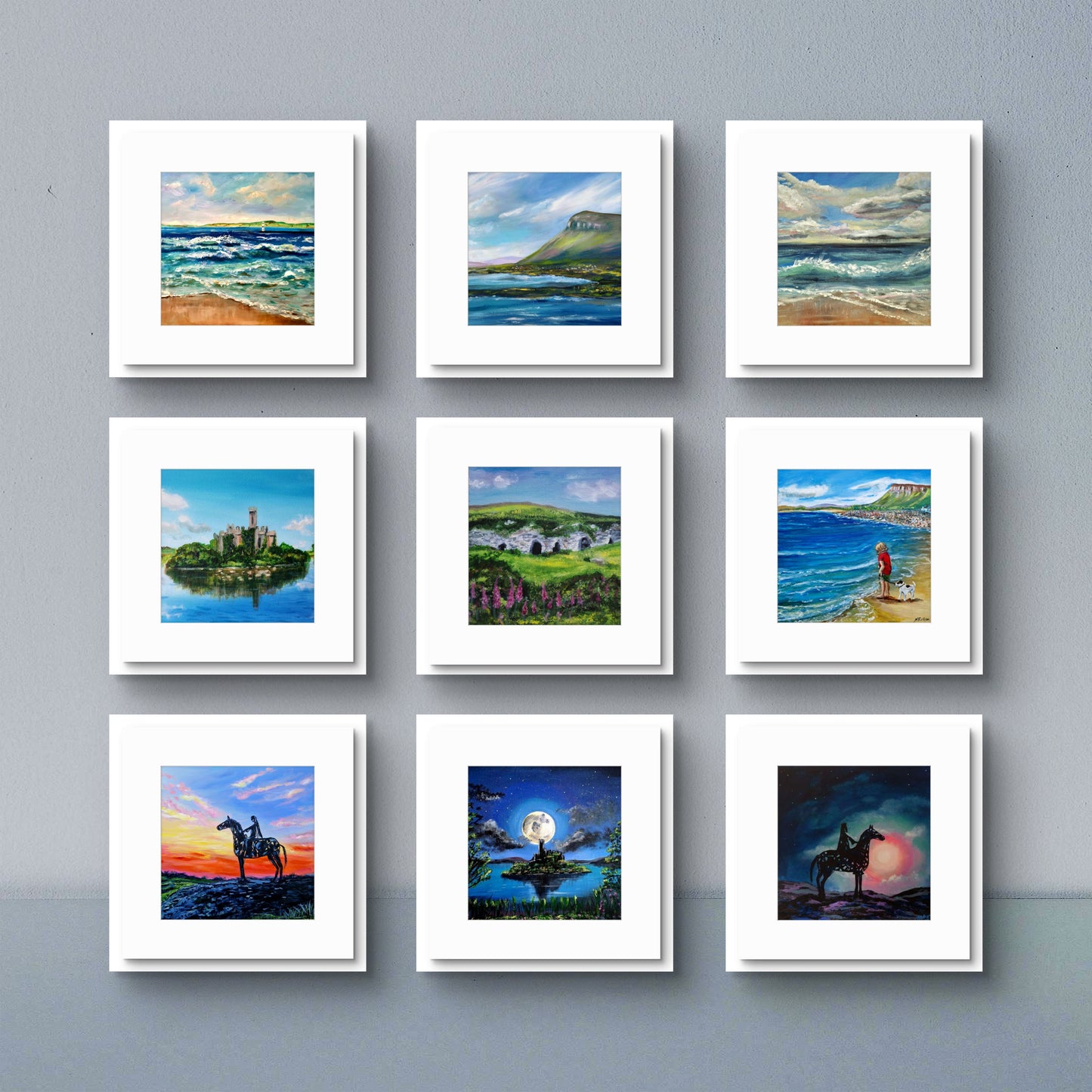 Miniature Memories. Framed Gift Set. Click on this description to see full list of mini prints, click on the txt  option to see the image