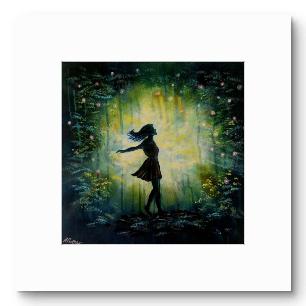 Wildlife and floral collection of Small Framed prints. 7" x7" white wooden frames. Comes with a mini easel for display purposes.