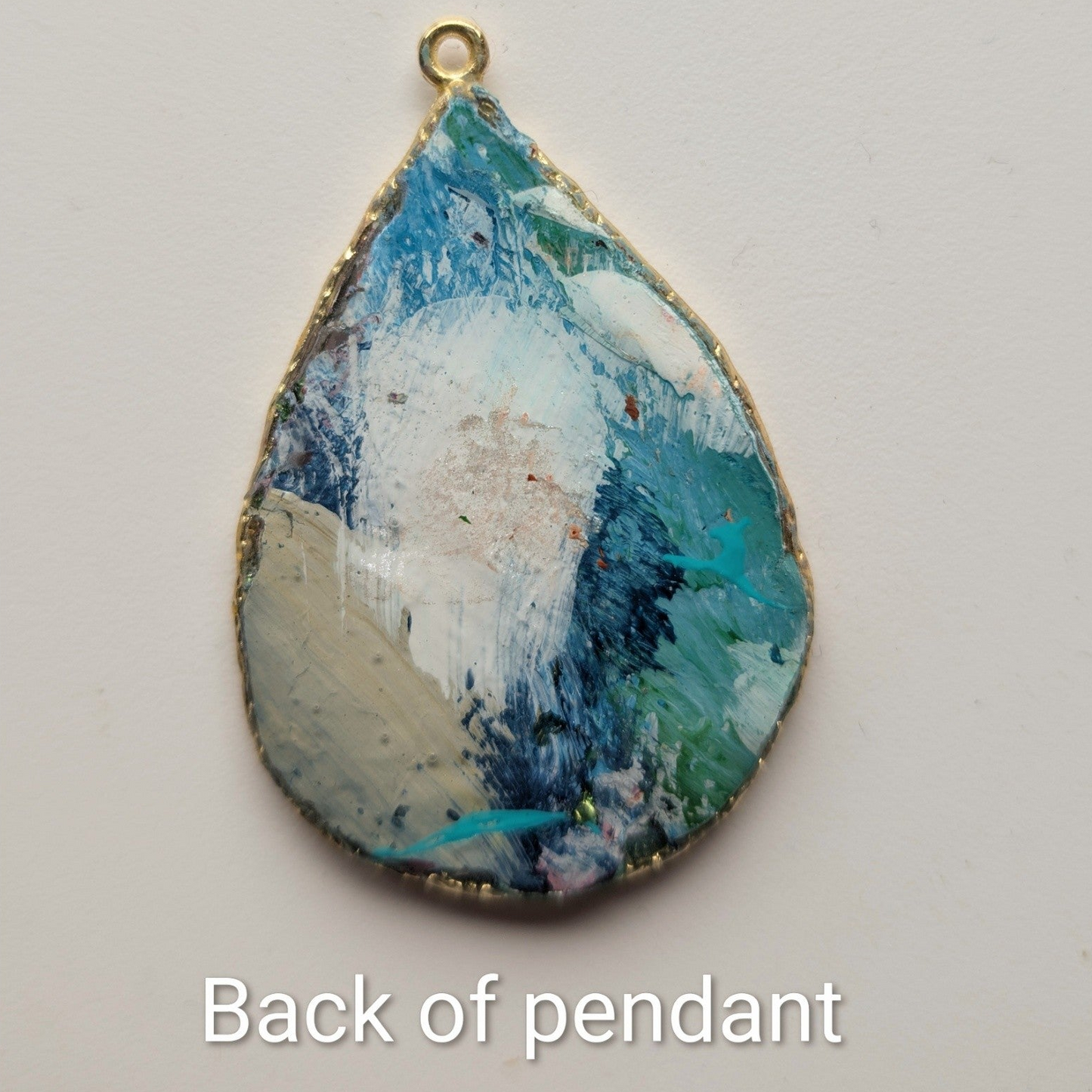 Artist Palette collection. Unique handmade one off pendants.