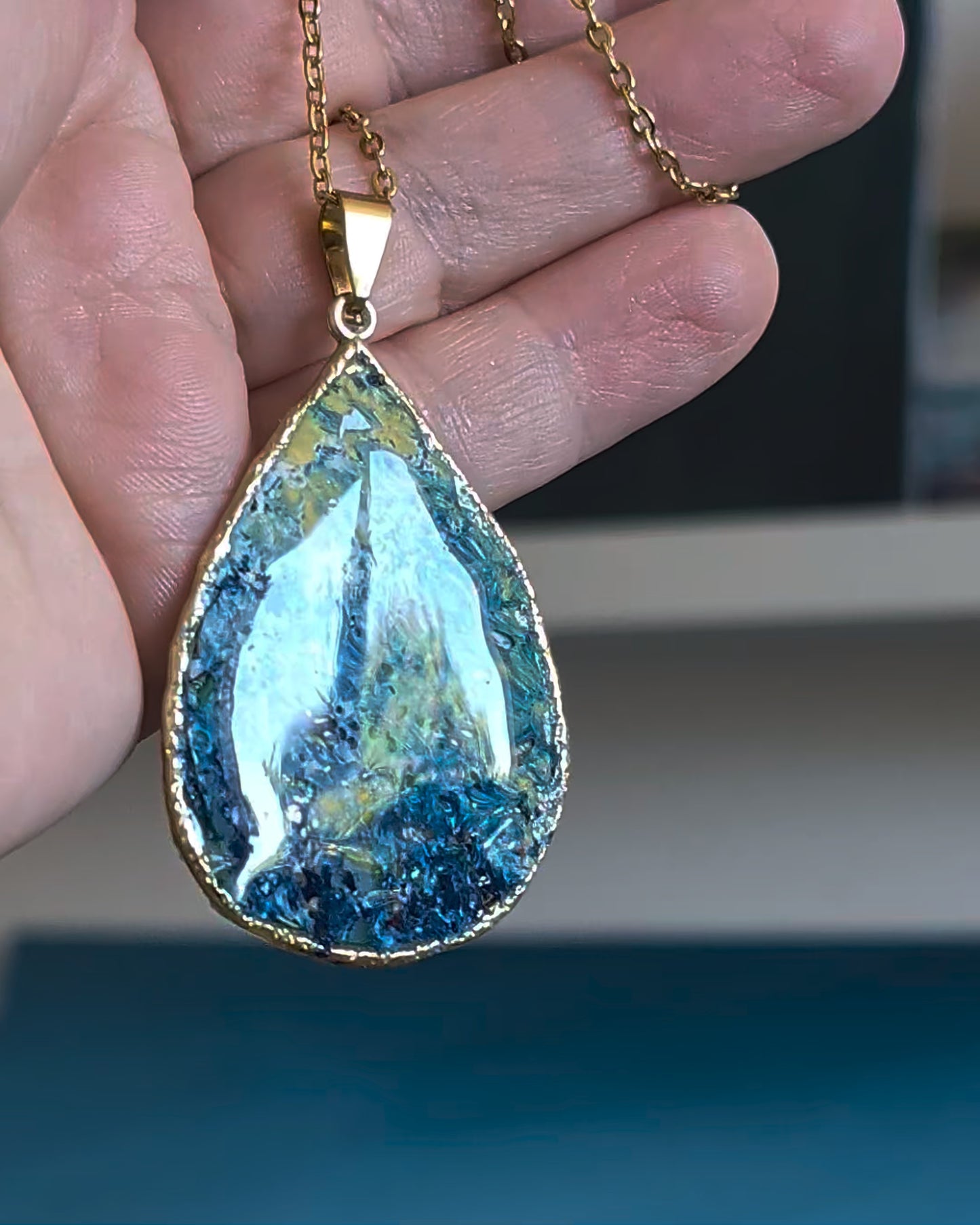 Artist Palette collection. Unique handmade one off pendants. (Copy)