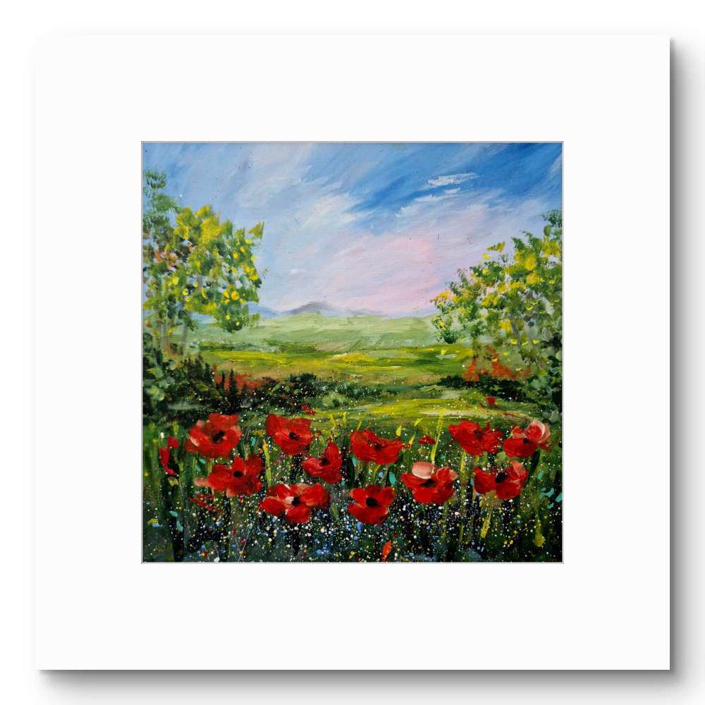 Wildlife and floral collection of Small Framed prints. 7" x7" white wooden frames. Comes with a mini easel for display purposes.