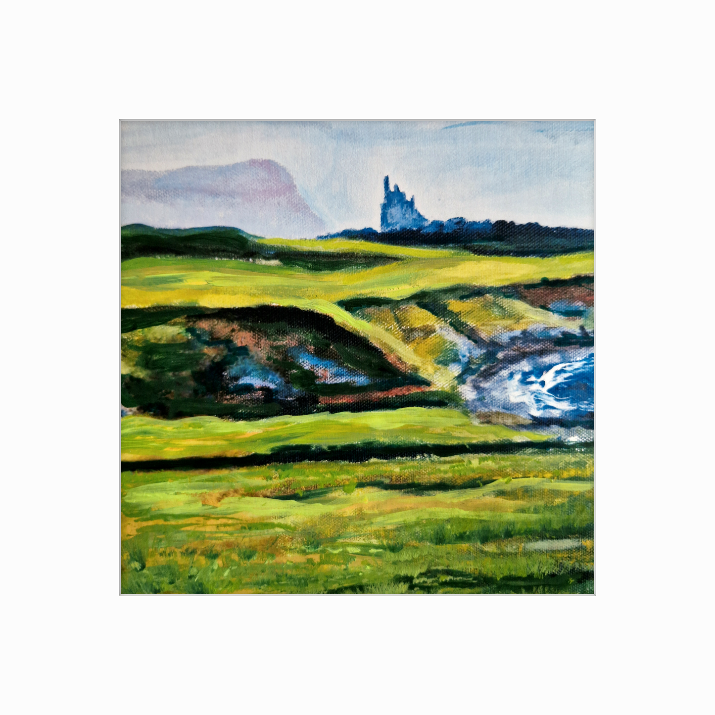 Wildlife and floral collection of Small Framed prints. 7" x7" white wooden frames. Comes with a mini easel for display purposes.