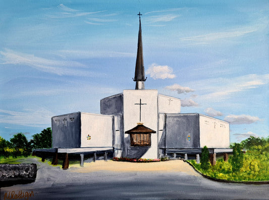 SOLD knock shrine, Co Mayo Original Painting ( enquire about prints)