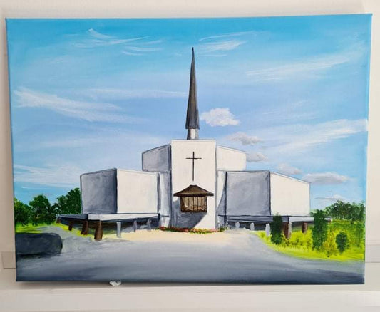 SOLD knock shrine, Co Mayo Original Painting ( enquire about prints)